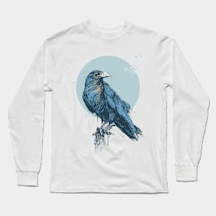 Blue crow Long Sleeve T-Shirt